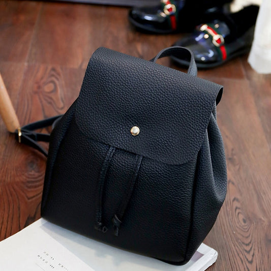 Fashion Lady Pu Leather Bag Women Backpack Hight Quality Vintage Backpacks Female Large Capacity Women&#39;s Shoulder Bags For Girls
