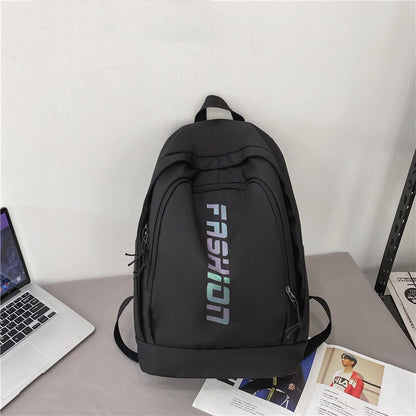 Fashion Women&#39;s backpacks Simple Couple Backpacks Students Traveling School backpacks Black Pink Female Bag