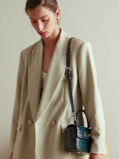 Newest Genuine Leather Messenger Three Layers Zipper Flap Cow Leather Women Bag Organ Shoulder Bag Crossbody Bag