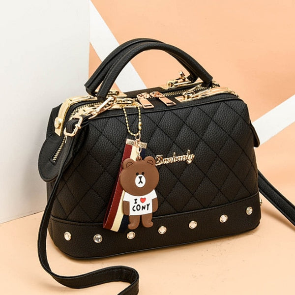 Top-handle Bags Brand Women Leather Designer Handbags High Quality Shoulder Bags Ladies Handbags Fashion Brand PU Women Bags