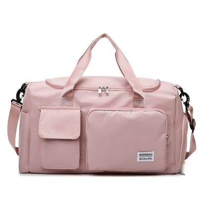 Large Capacity Travel Bag Luggage Handbag Men Women Shoulder Bag Outdoor Waterproof Sports Gym Bag Female Duffle Bag Shoe Bags