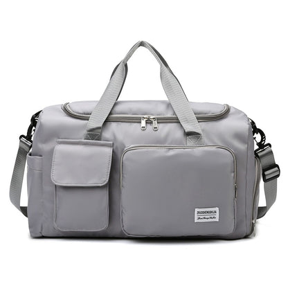Large Capacity Travel Bag Luggage Handbag Men Women Shoulder Bag Outdoor Waterproof Sports Gym Bag Female Duffle Bag Shoe Bags