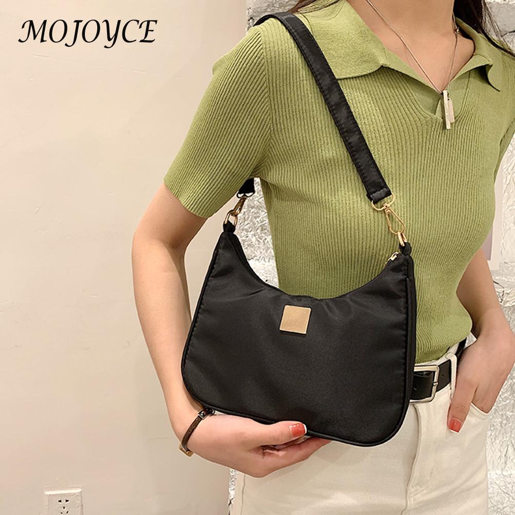 Retro Underarm Totes Bags for Women Vintage Solid Color Shoulder Handbag Female PU Leather Small Casual Hobo Top-handle Bags New