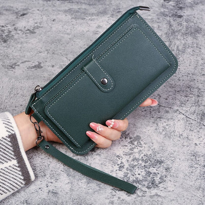 Multifunctional Women Wallets Fashion Long Section Card Holders PU Leather Vintage Coin Keeper Trend Designer Bags Clutch