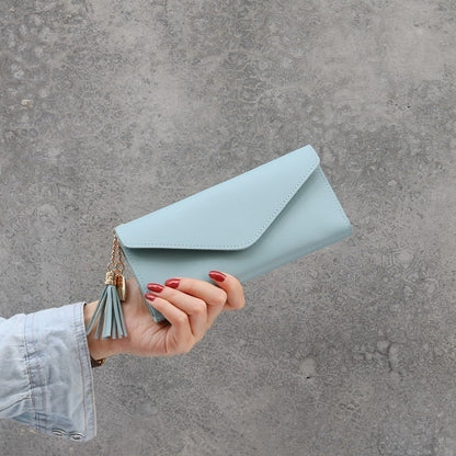 Fashion Women Wallets Simple Zipper Purses Black White Gray Red Long Section Clutch Wallet Soft PU Leather Money Bag