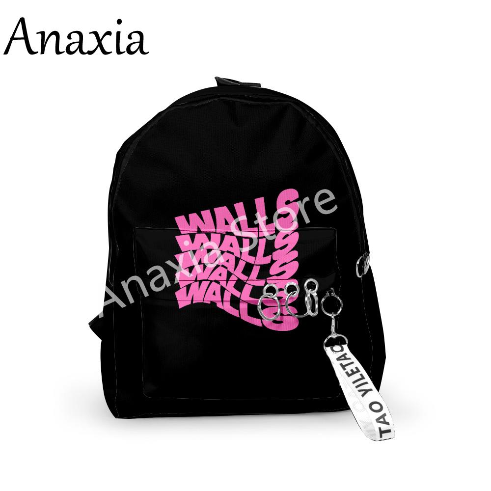 Creative Popular Backpacks Boys/Girls pupil School Bags 3D Print Keychains Oxford Waterproof Funny Cute Small Backpacks