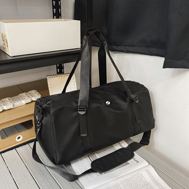 Fitness Men&#39;s Bag Sports Training Messenger Portable Travel Travel Large Capacity Storage Luggage Women&#39;s Bag With Shoe Storage