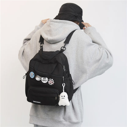 Women Portable Checkered School Backpack for Teenager Medium Daypack Casual Plaid Backpacks Fashion Girls Small Shoulder Bags