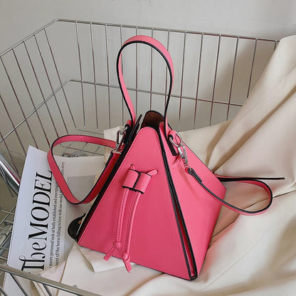 Fashion Ladies Shoulder Bags Handbag Sense of luxury Women Bags High quality Leather Crossbody Bag Designer Female Triangle Bags