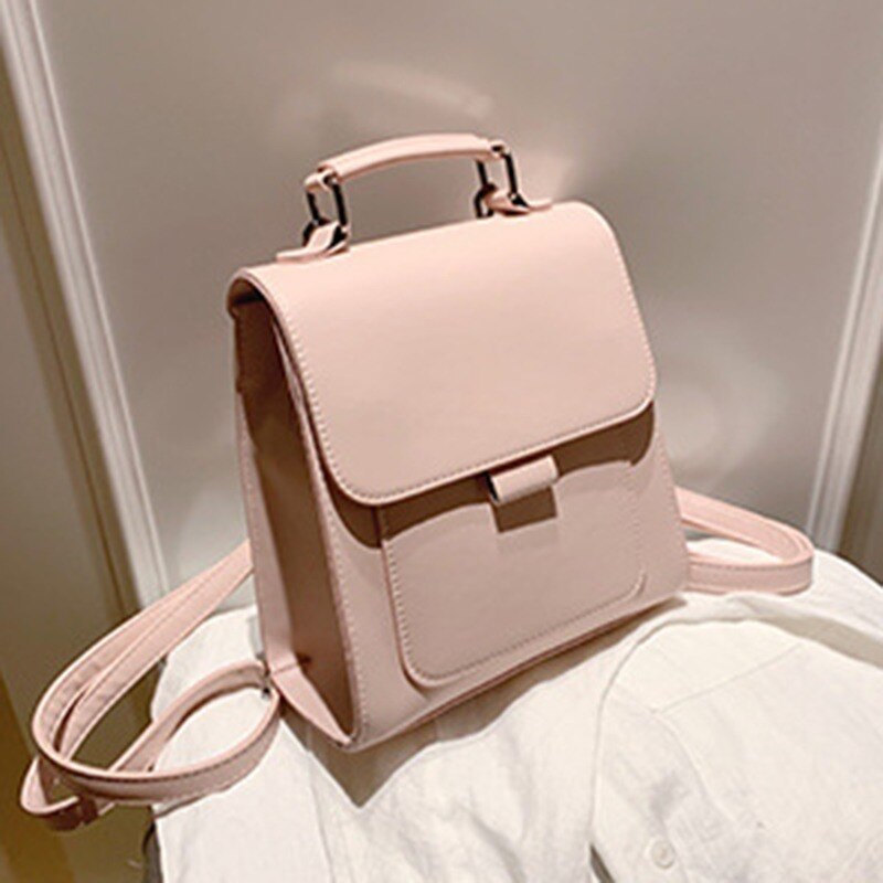 New Mini Women Cute Backpacks Trend High Quality Soft Leather Rucksack Fashion Women's Backpack Small Brand Designer Backbags