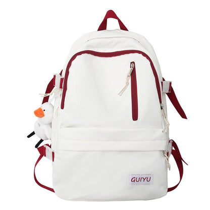 Cool Female Waterproof College Backpack Lady Nylon Laptop Backpack Book Girl Travel Student Bag Fashion Women School Bags Trendy