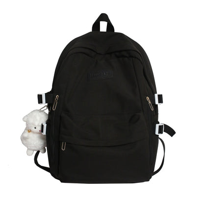 Casual Waterproof Nylon Women Bags School Backpack for Teenagers Girls Travel  Backbag Mochilas Female Small Bookbag Kawaii Bag