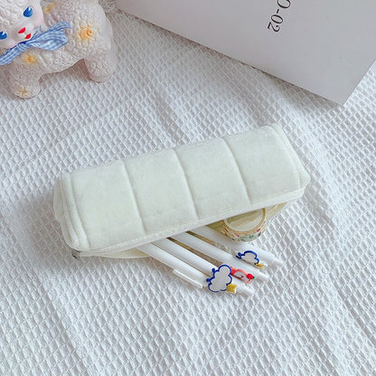 Zipper Lipsticks  Toilet Make Up Brush Bag Makeup Pouch 3D Flower Print Cosmetic Bag Vintage Style Women Pencil Case Makeup Bags