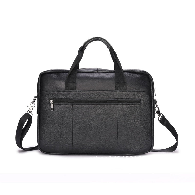 High Quality Business Men Briefcase Bag Designer Luxury Leather Mens Messenger Handbags Laptop Bag for 14 Inch Men Bags