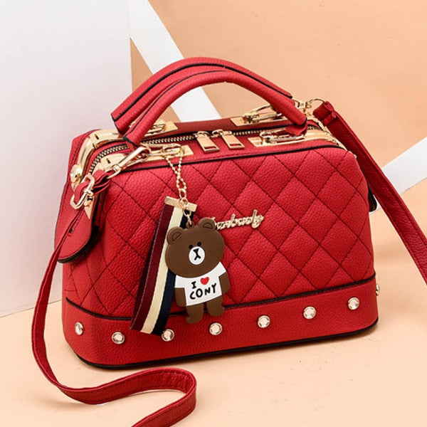 Top-handle Bags Brand Women Leather Designer Handbags High Quality Shoulder Bags Ladies Handbags Fashion Brand PU Women Bags