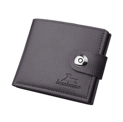 New Men Wallets Small Money Purses Wallets New Design Top Men Thin Wallet With Coin Bag Zipper Wallet