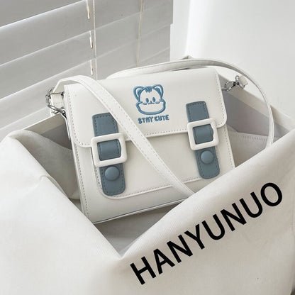 Cute cat Bag Women&#39;s Shoulder Bag Messenger bag Harajuku sweet japanese Fashion Y2K White Kawaii Vintage chic Handbag for Girl