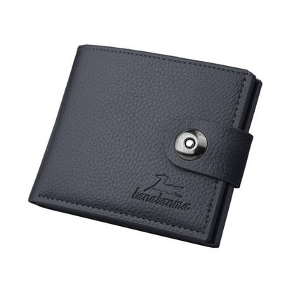New Men Wallets Small Money Purses Wallets New Design Top Men Thin Wallet With Coin Bag Zipper Wallet