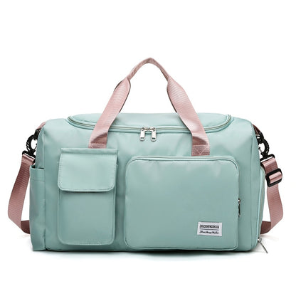 Large Capacity Travel Bag Luggage Handbag Men Women Shoulder Bag Outdoor Waterproof Sports Gym Bag Female Duffle Bag Shoe Bags