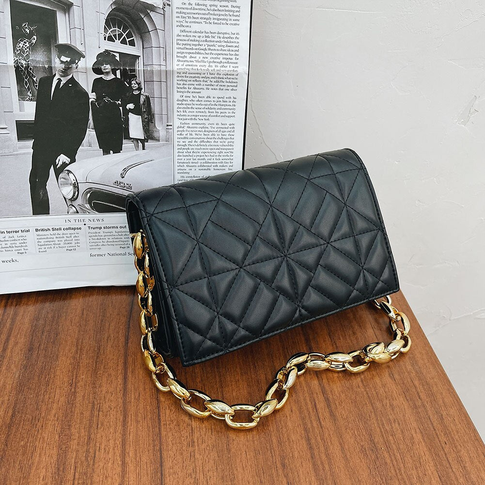 Simple Solid Color Ladies Shoulder Bags Small Female Embossing Geometric Shopping Armpit Bags PU Leather Underarm Bags