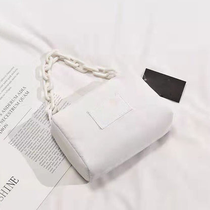 YICIYA Underarm Bag Transformation Nylon Portable Ins Acrylic Chain Bag Women