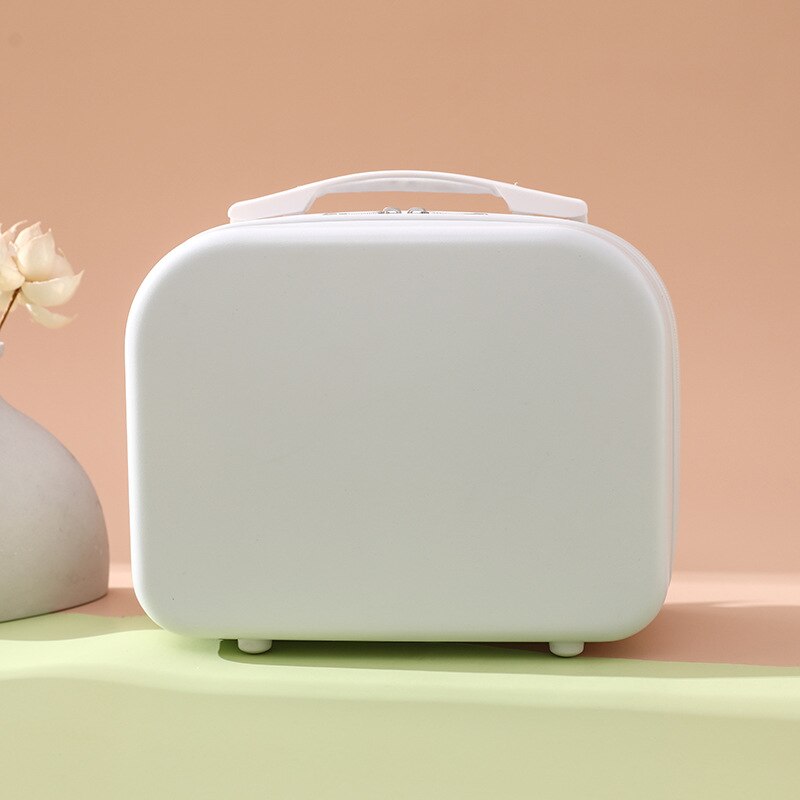 14-inch Rilakkuma Storage Box Makeup Box Suitcase Portable Small with Lock Password Mini Luggage Make Up Storage Case