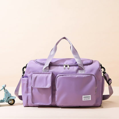 Large Capacity Travel Bag Luggage Handbag Men Women Shoulder Bag Outdoor Waterproof Sports Gym Bag Female Duffle Bag Shoe Bags