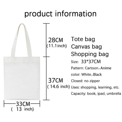 Korean Kpop SKZ00 Tote Bags for Women Portable Shopping Bag Harajuku Street Style Canvas Handbags Kawaii Cute Bolsa Feminina
