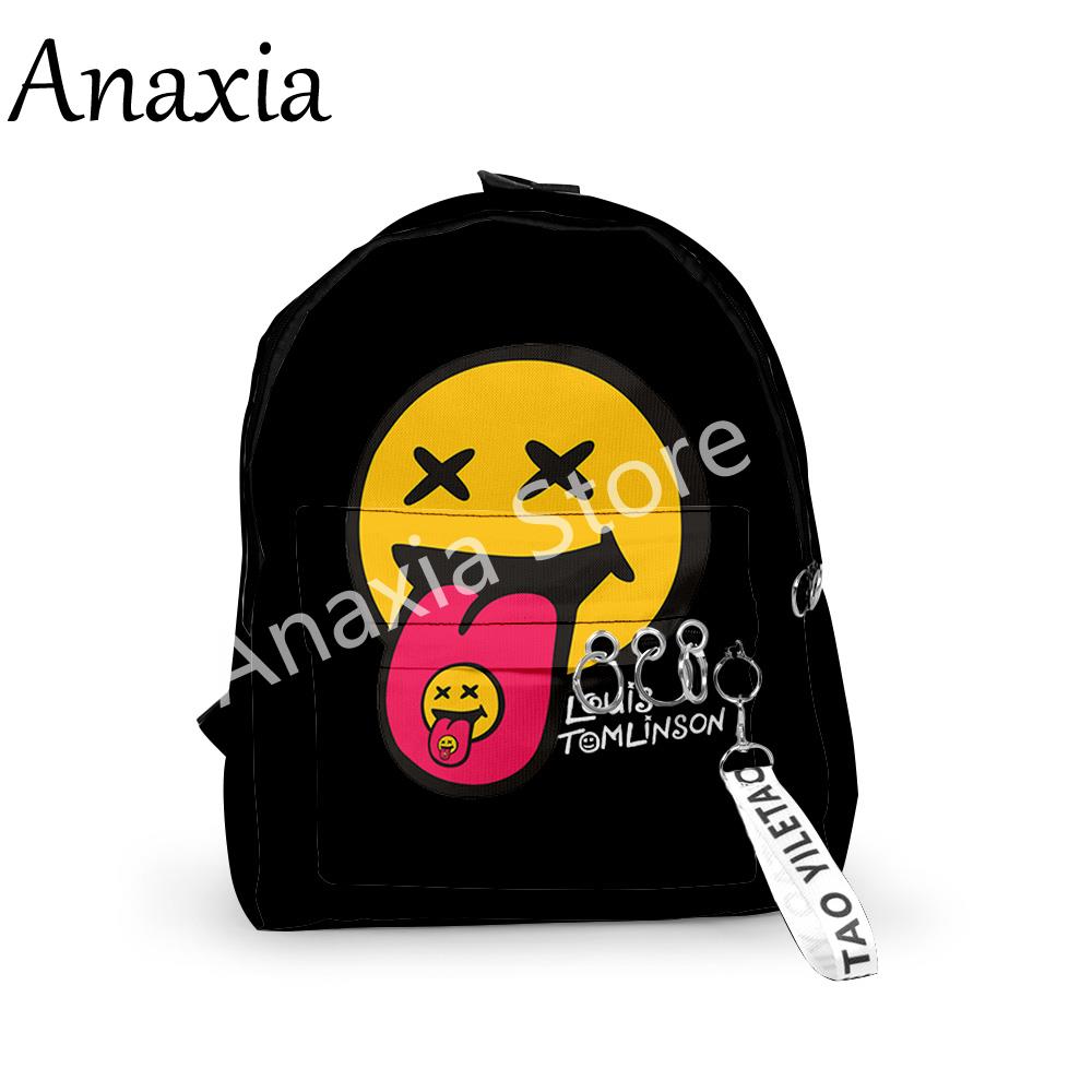Creative Popular Backpacks Boys/Girls pupil School Bags 3D Print Keychains Oxford Waterproof Funny Cute Small Backpacks