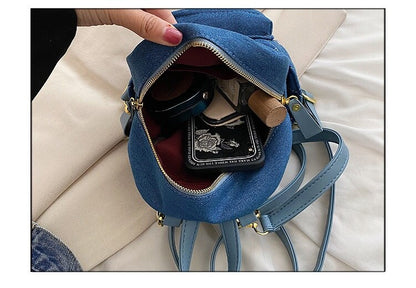 Fashion Mini Backpack Women Shoulder Bag for Teenage Girls Multi-Function Small Bagpack Ladies Travle Denim female Backpacks