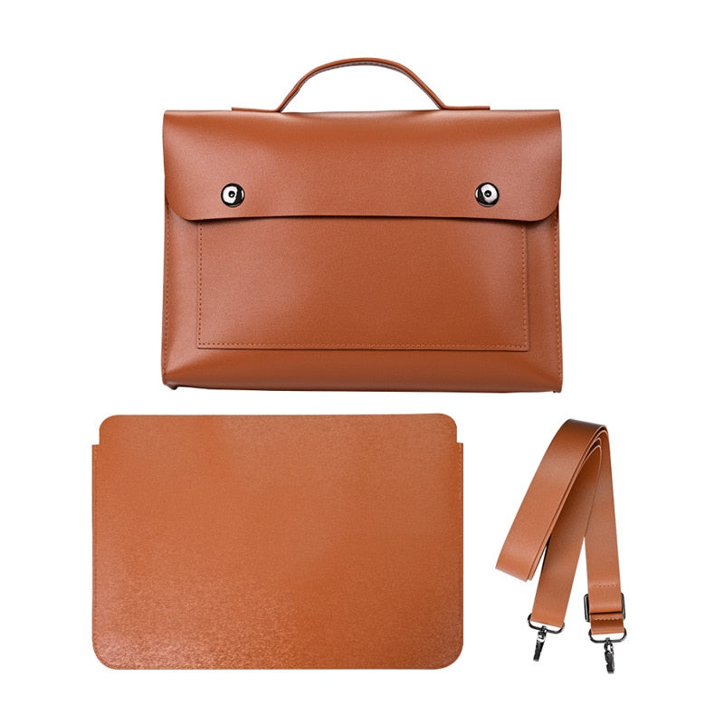 13 inch Laptop Case Sleeves Simple Business Handbag Fashion Book Air Waterproof Notebook Cover Bag Shockproof Tablet Case Stuff