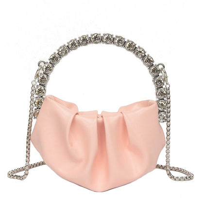 Fashion Female Mini Banquet Bag Handbags Luxury Designer Chain Shoulder Messenger Bags High Quality Cosmetic Diamond Women&#39;s Bag