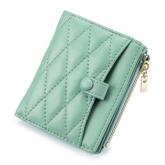 Fashion Brand Mini Wallet Genuine Leather Wallet Women Zipper Coin Purse High Quality Card Holder Small Money Bag Female Wallets