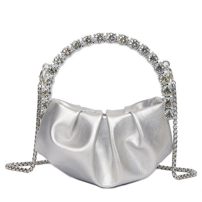 Fashion Female Mini Banquet Bag Handbags Luxury Designer Chain Shoulder Messenger Bags High Quality Cosmetic Diamond Women&#39;s Bag