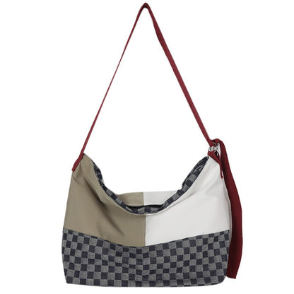 Large Capacity Canvas Shoulder Bags For Women Solid Fashion Fold Female Handbag Jean Big Shopping Eco Bag Denim Crossbody Bags