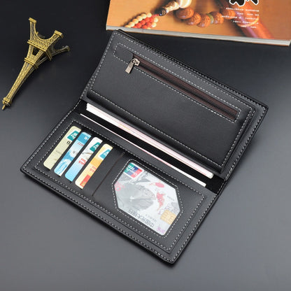 New Men Wallets Fashion Large Capacity PU Leather Purses Long Multifunctional Money Bag for Men Coin Card Holders Dropshipping