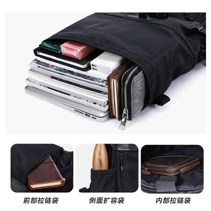 Men Backpack Rolltop Laptop Compartment Anti Theft  Backpack Waterproof Travel BackPack Male Mochilas Casual Men Schoolbag