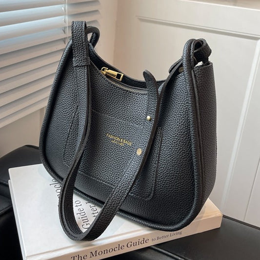 Stylish Women&#39;s Lady Messenger Bag Solid Color Shopping Bags PU Leather Bag Satchel Woman Female Cross Body Single Shoulder Bag