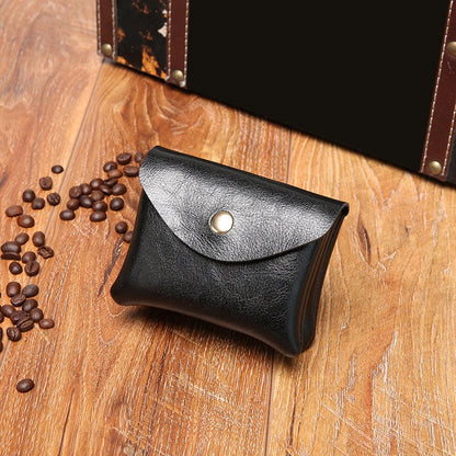 PU Leather Wallet Men Solitaire Storage Bag Double Layer ID Credit Card Holders Coin Purse Pouch Women Wallets Business Purses