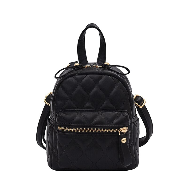 Fashion Mini Backpack Woman Brand Designer Shoulder Crossbody Bag High Quality Soft Leather School Bag Autumn New Lady Backpack