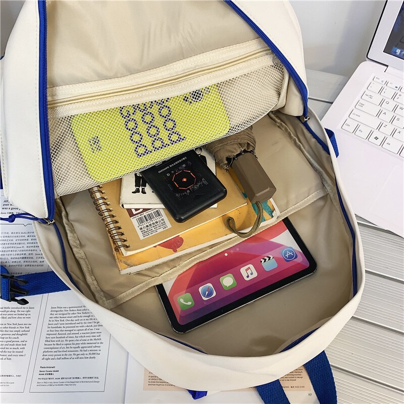 Men Women Waterproof Travel Mesh Backpack Ladies Male High Capacity Book Bag Laptop College Backpack Fashion Boy Girl School Bag