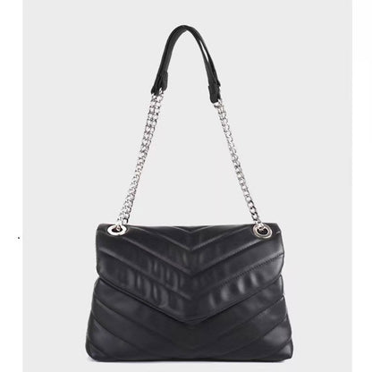 ZR DIARY Large Capacity Commuter Bags Women Tote Diamond Pattern Metal Chain Fashion Ladies Shoulder Crossbody Bags 0811