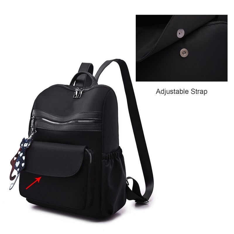 Women Anti Theft Backpack Large Capacity Casual Rucksack Travel College Daypack Fashion Oxford Bookbag for Teenager Girls