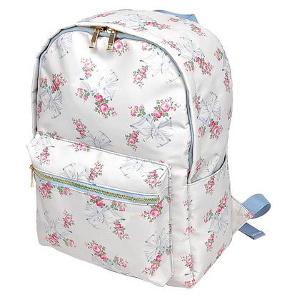 New Large Capacity Waterproof Nylon Backpack Travel Bag School Bag Printed Bow Ladies Girls Backpack