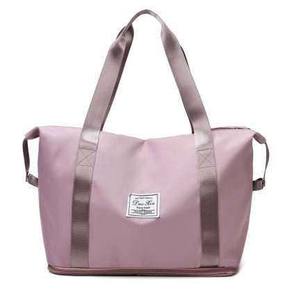 Foldable Large Capacity Storage Folding Bag Travel Bags Tote Carry On Luggage Handbag Waterproof Duffel Women Shoulder Bags