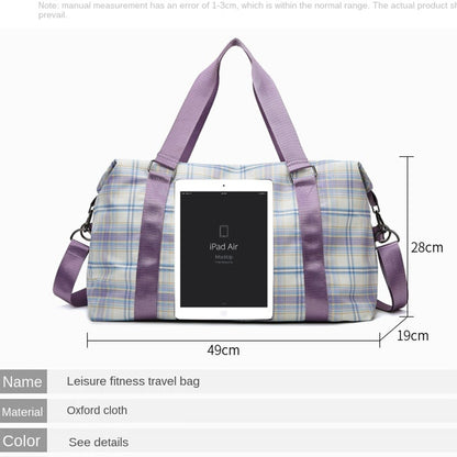 Foldable Travel Bag Short Tour Weekender Sport Gym Duffel Bag Water Proof Luggage Handbag Large Capacity Women Yoga Shoulder Bag