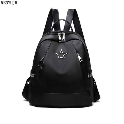 Women&#39;s Backpack PU Leather Backpacks Waterproof Rucksack Vintage School Bags For Girls Mochila Mujer Casual Bolsas Feminina