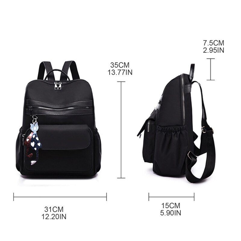 Women Anti Theft Backpack Large Capacity Casual Rucksack Travel College Daypack Fashion Oxford Bookbag for Teenager Girls