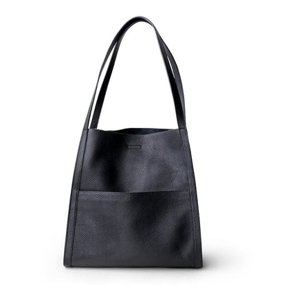 Women Bag Female Luxury Shoulder Bags Lady Soft 100% Cowhide Genuine Leather Niche Design Tote Bucket Handbag