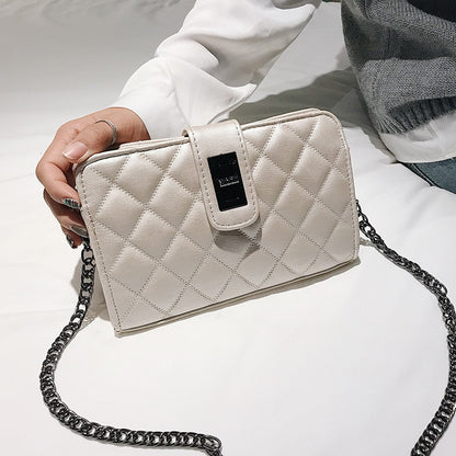 Korean All-match Women&#39;s Bag Small Square Bag Diamond Lattice Chain Bag Crossbody Bags for Women Handbags Women Bags